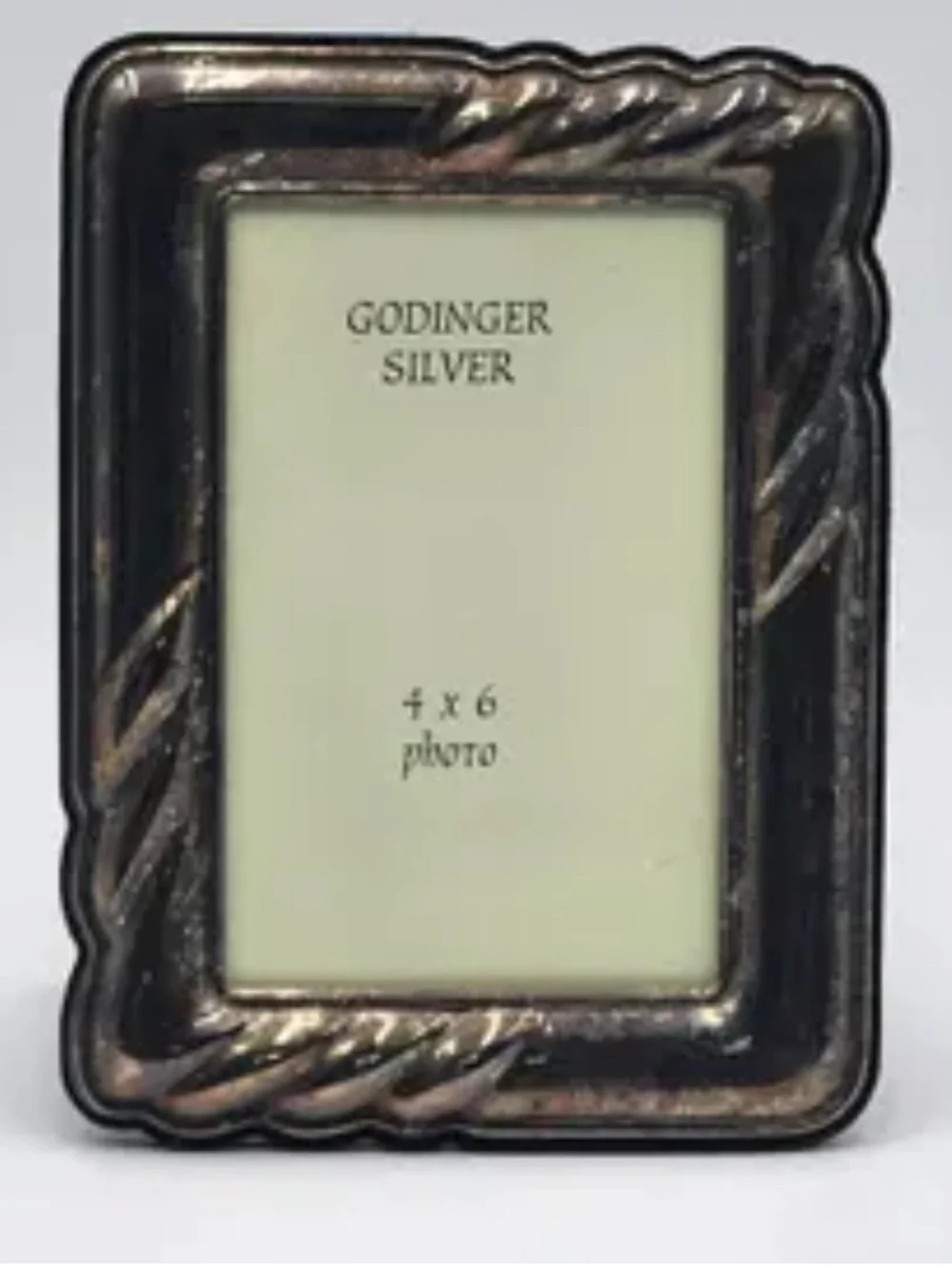 Silver-Plated 4x6 Photo Frame Godinger Style